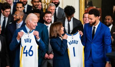 Curry Supports Harris's White House Campaign